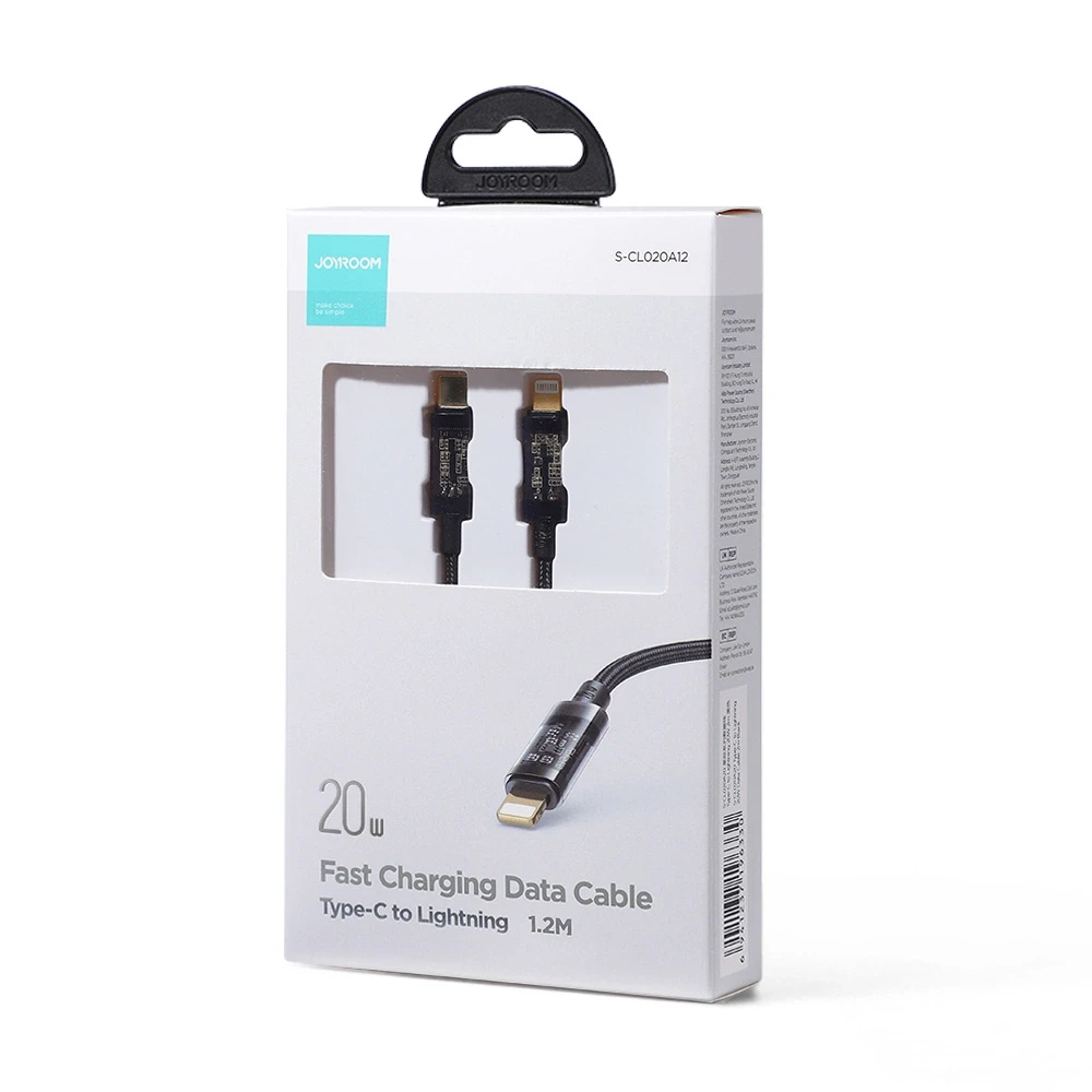 USB-C Lightning 20 W 1.2 m kabelis Joyroom S-CL020A12 (puikus)