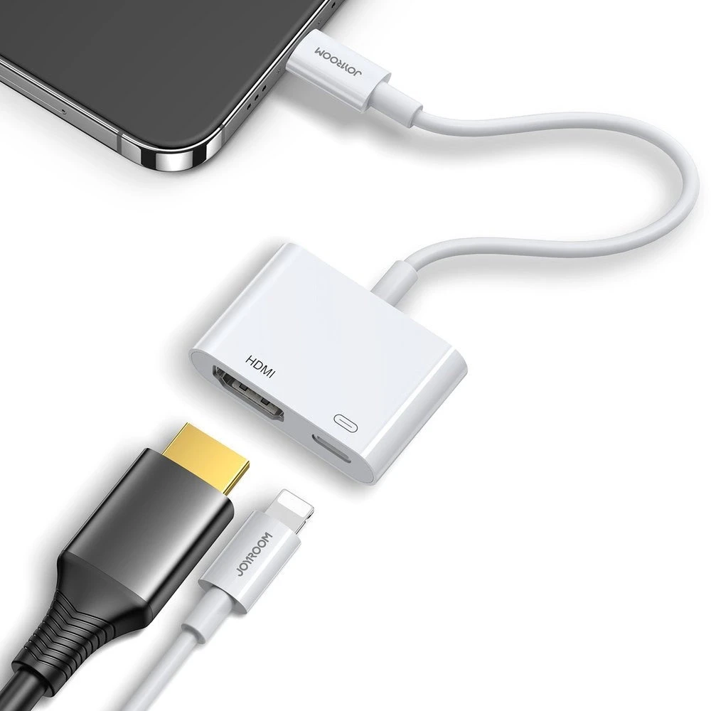 Adapteris Lightning – HDMI Joyroom S-H141 (baltas)