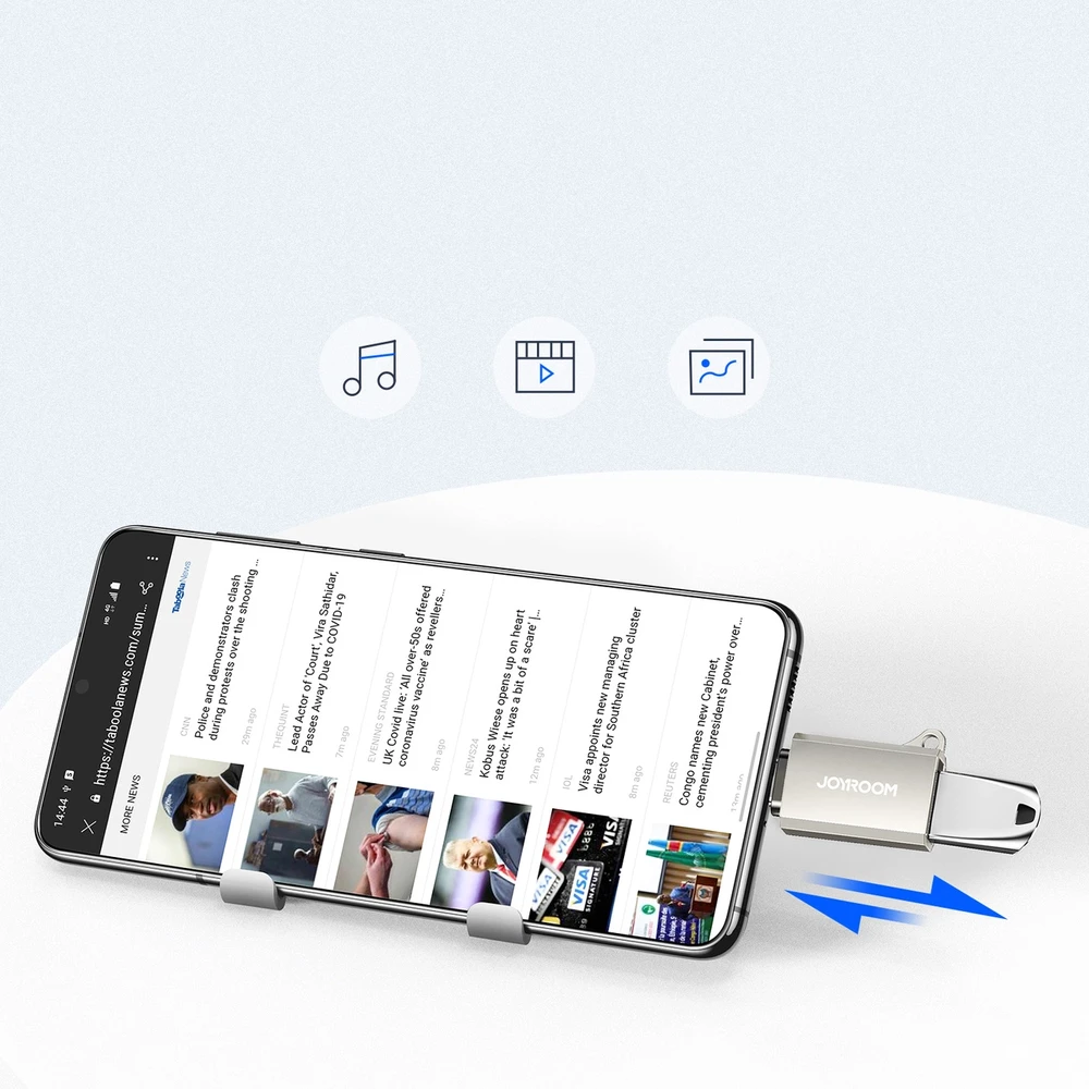 Adapteris Joyroom S-H151 USB-A prie Type-C