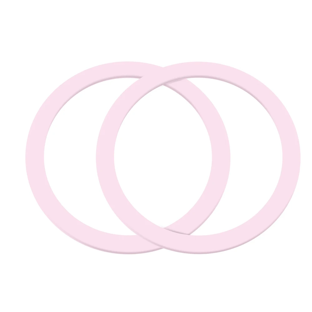 Joyroom set of metal magnetic rings for smartphone 2 pcs. rožinės spalvos (JR-Mag-M3)