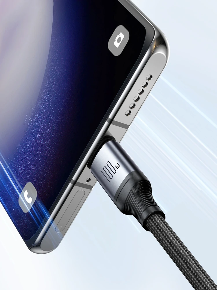 Joyroomkabelis Speedy USB-C - 2x USB-C 100W 1,5m - Juodas