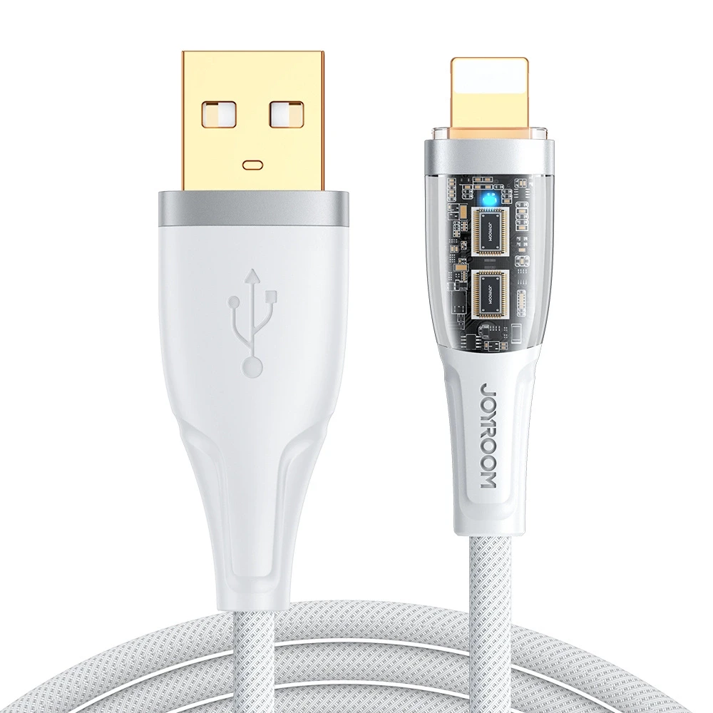 Kabelis prie USB-A / Lightning / 2.4A / 1.2m Joyroom S-UL012A3 (baltas)