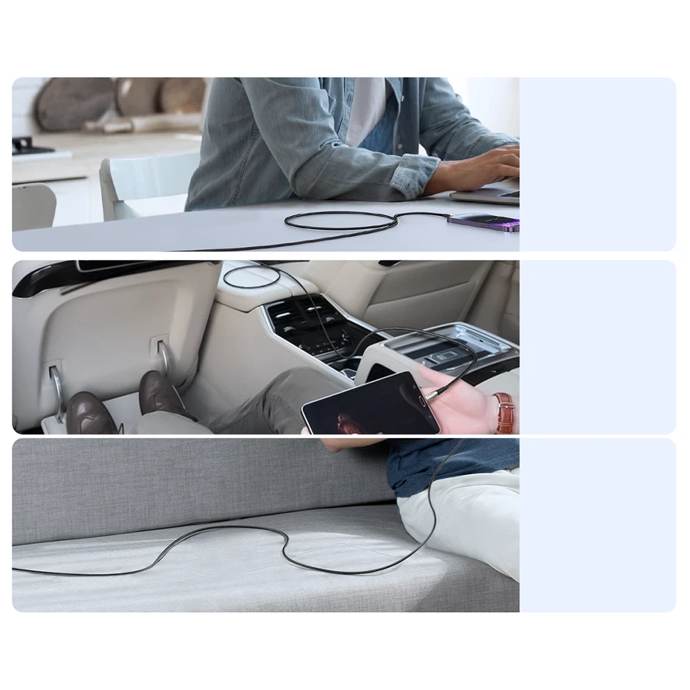 Joyroom Kabelis Star-Light USB C prie Ligtning SA27-CL3 / 100W / 1.2m (juodas)