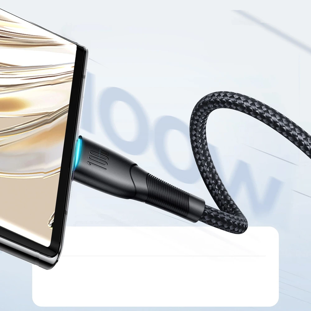 Joyroom SA32-AC6 Starry USB - USB-C kabelis 100W 1m - Juodas