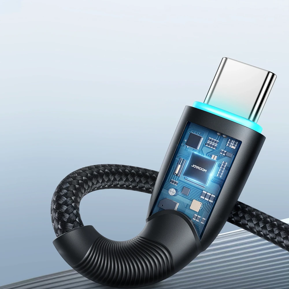 Joyroom SA32-AC6 Starry USB - USB-C kabelis 100W 1m - Juodas