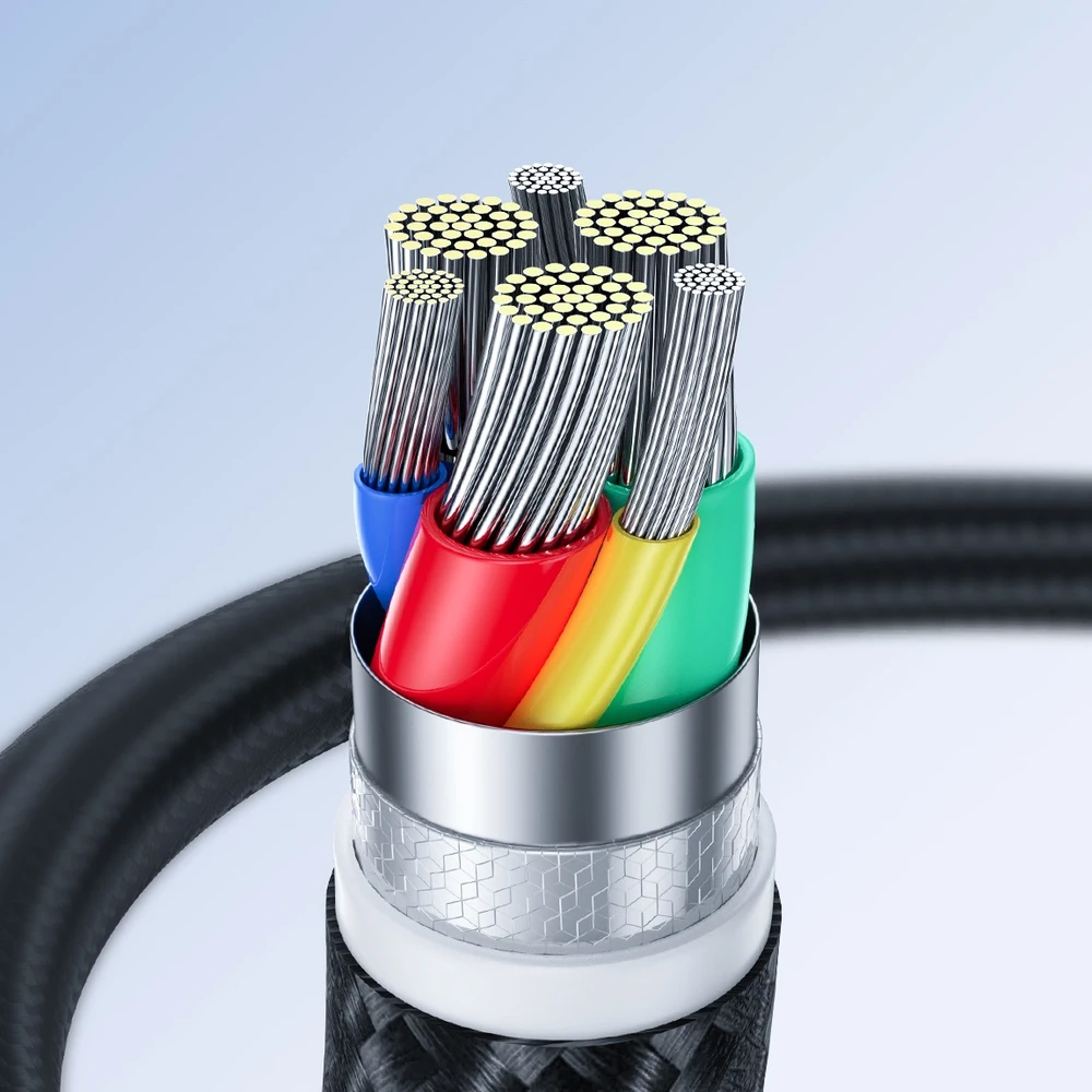 USB kabelis viršija / Lightning / 1.2 m Joyroom S-UL012A11 (juodas)