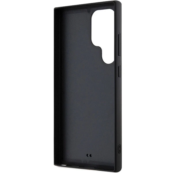 Dėklas Oem Original faceplate case Karl Lagerfeld KLHCS24L3DRKCNK for SASMSUNG S24 Ultra (3D RUBBER KC NFT) juodas