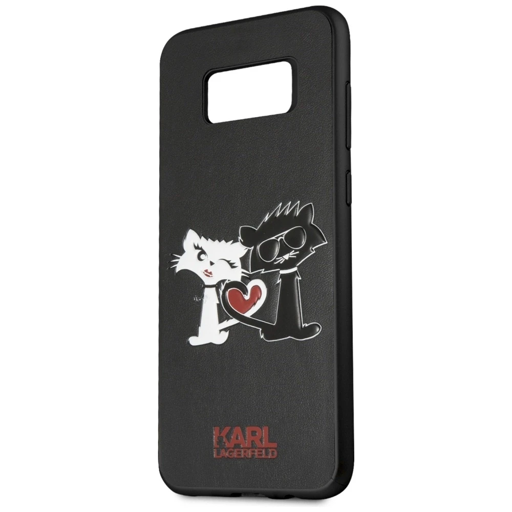 Karl Lagerfeld Kietas „Samsung Galaxy S8+ Choupette in love“ dėklas (KLHCS8LCL1BK)