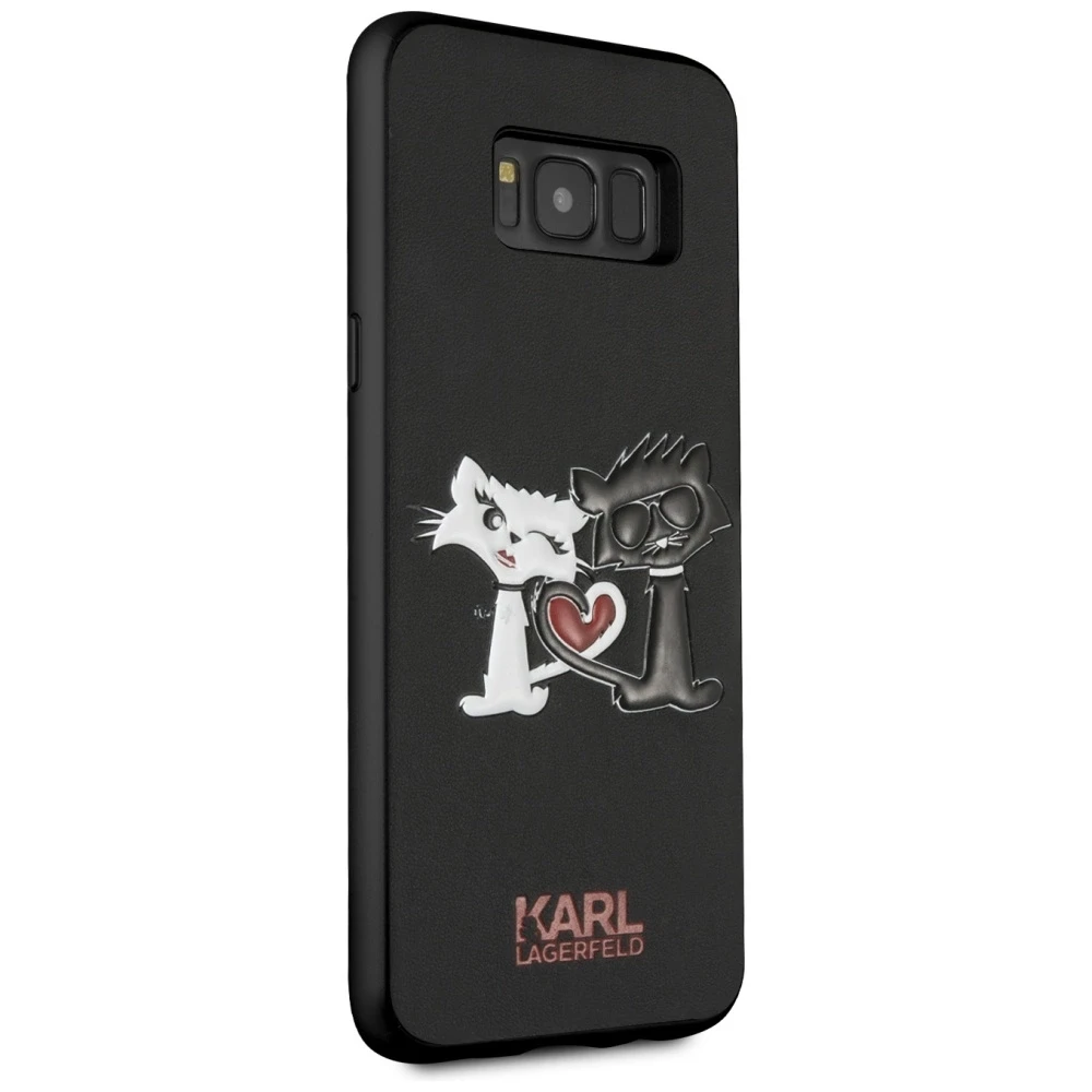 Karl Lagerfeld Kietas „Samsung Galaxy S8+ Choupette in love“ dėklas (KLHCS8LCL1BK)