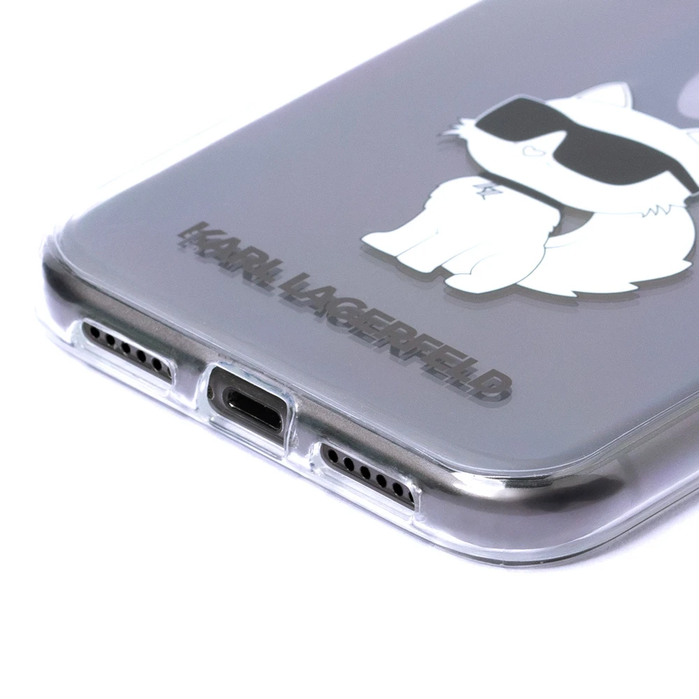 Karl Lagerfeld KLHCN61HNCHTCT Apple iPhone 11/ Xr 6,1″ skaidrus kietas dėklas Ikonik Choupette