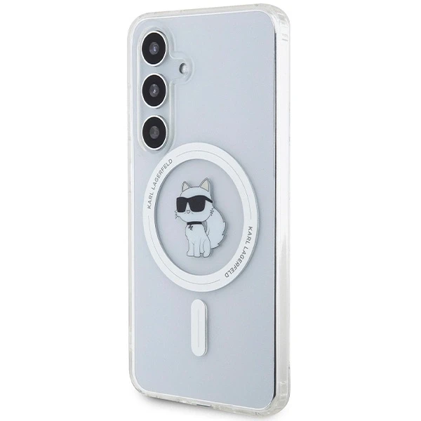 Karl Lagerfeld dėklas, skirtas Samsung Galaxy S24 KLHMS24SHFCCNOT permatomas HC MAGSAFE IML C