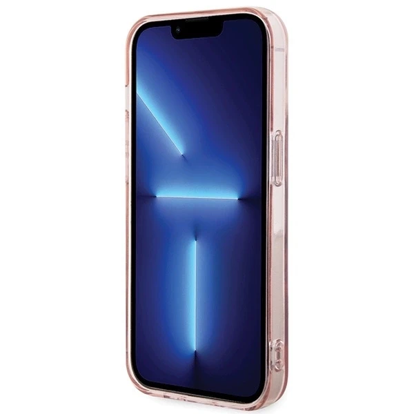 Apple iPhone 15 Pro Karl Lagerfeld dėklas IML Choupette MagSafe (KLHMP15LHFCCNOP) rožinės spalvos