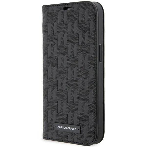 Dėklas Karl Lagerfeld KLBKP14XSAKLHPK IPHONE 14 PRO MAX 6.7 "BOOKCASE Juodas/Juodas SAFFIANO MONOGRAM