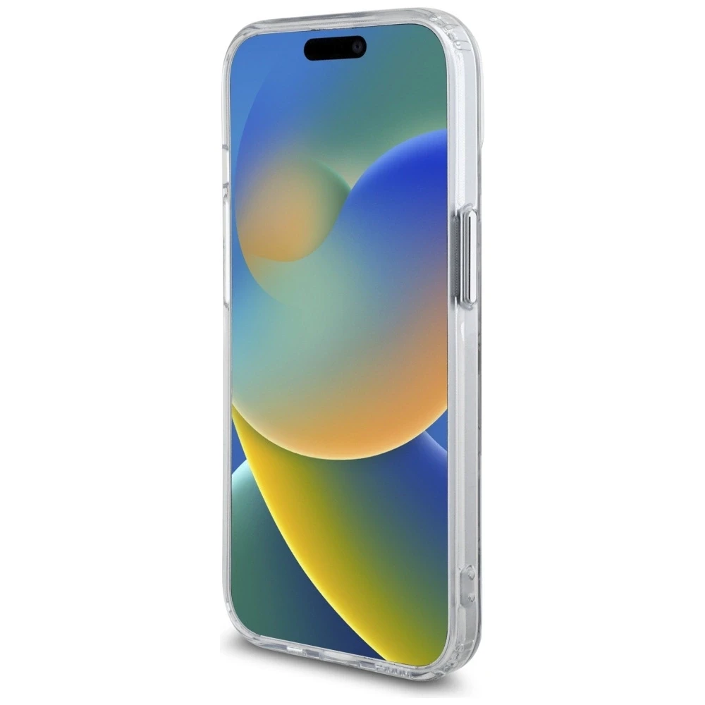 Dėklas Karl Lagerfeld KLHMP15SHMCKMHT Apple iPhone 15 6.1″ skaidrus IML Monogram Karl&Choupette H