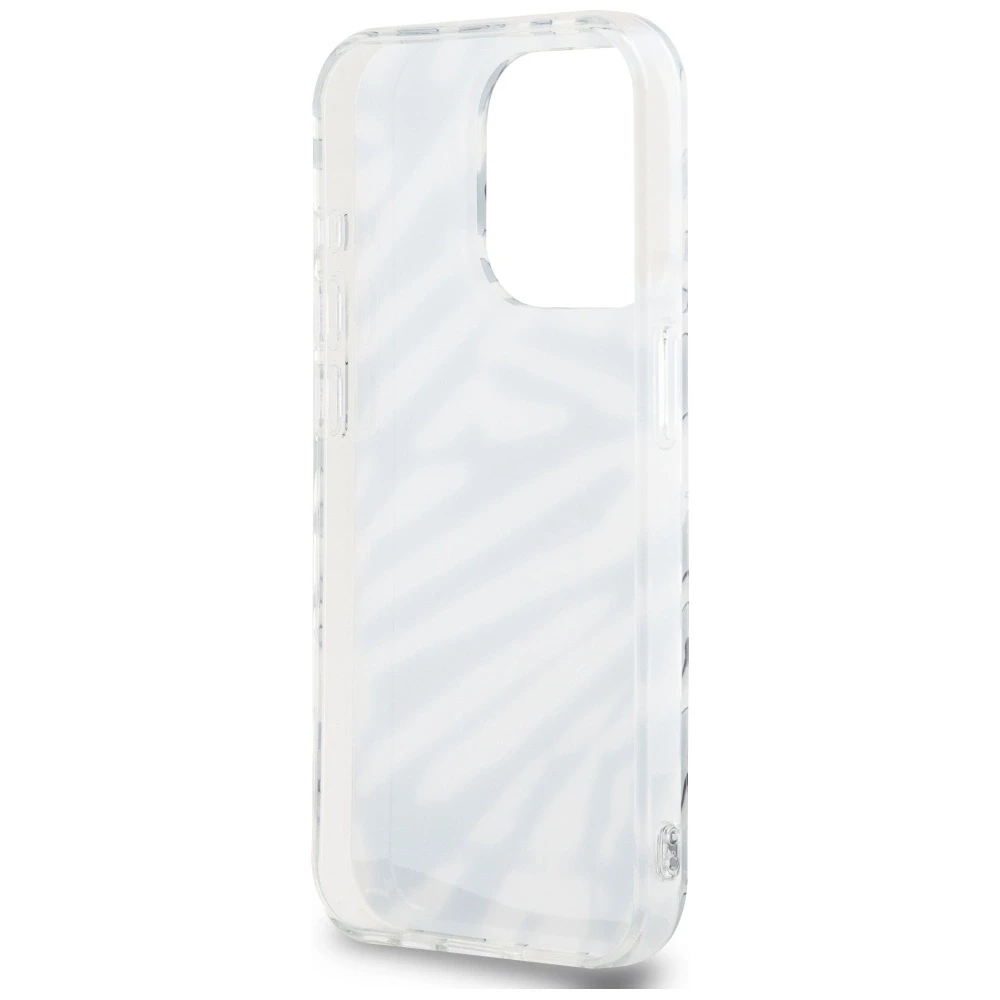 Apple iPhone 15 Pro Karl Lagerfeld dėklas IML Zebra Pattern & Cord (KLHCP15LHZBPKCCK) juodos spalvos
