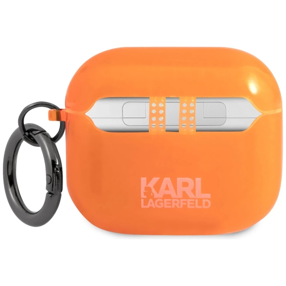 Karl Lagerfeld AIRPODS PRO KLA3UCHFL SILICONE COVER Oranžinis