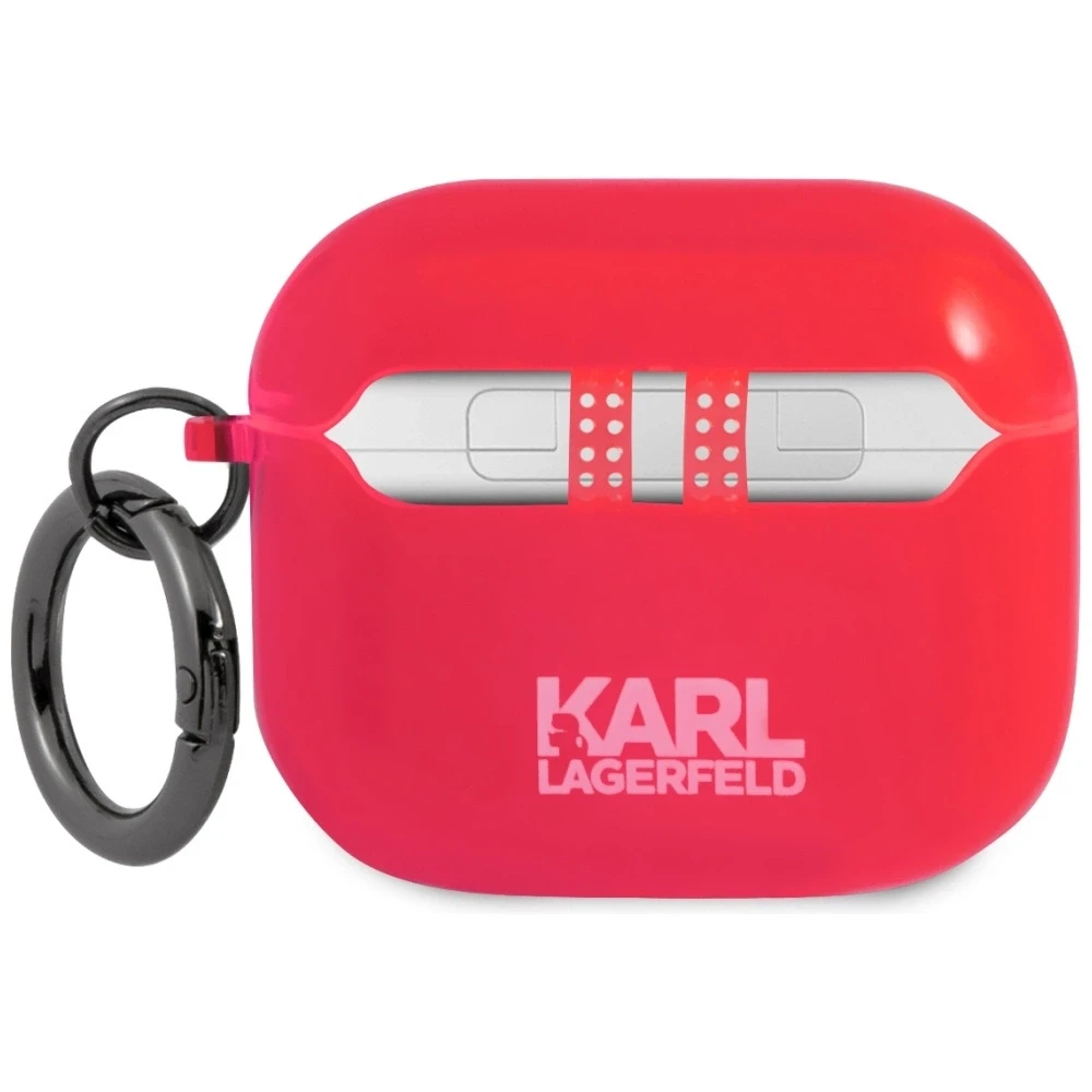 Karl Lagerfeld KLA3UCHFP AirPods 3 dėklas rožinės spalvos Choupette