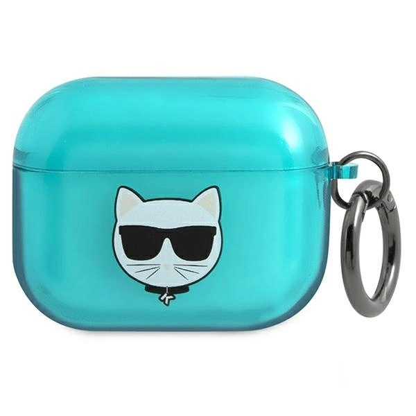 Karl Lagerfeld Choupette AirPods Pro dėklas - Mėlyna