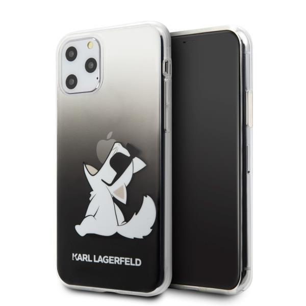 Dėklas Karl Lagerfeld Choupette Fun iPhone 11 Pro Max Case - Juodas