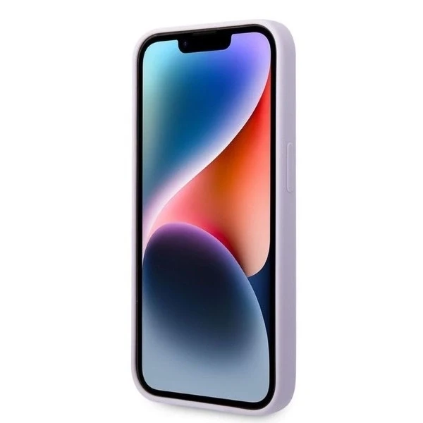 Karl Lagerfeld dėklas, skirtas iPhone 14 Pro Max 6,7 KLHCP14XSNIKBCU purpurinis kietas dėklas Silicone Ikonik