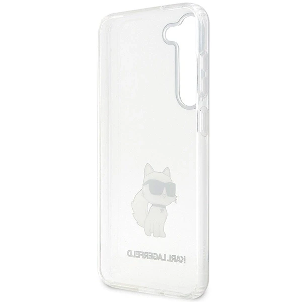 Karl Lagerfeld KLHCS23MHNCHTCT S23+ S916skaidrus kietas dėklas Ikonik Choupette