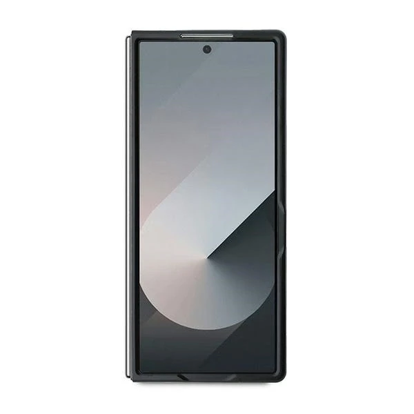 Karl Lagerfeld PU Saffiano Monogram Karl Head Samsung Galaxy Z Fold6 dėklas telefonui juodos spalvos