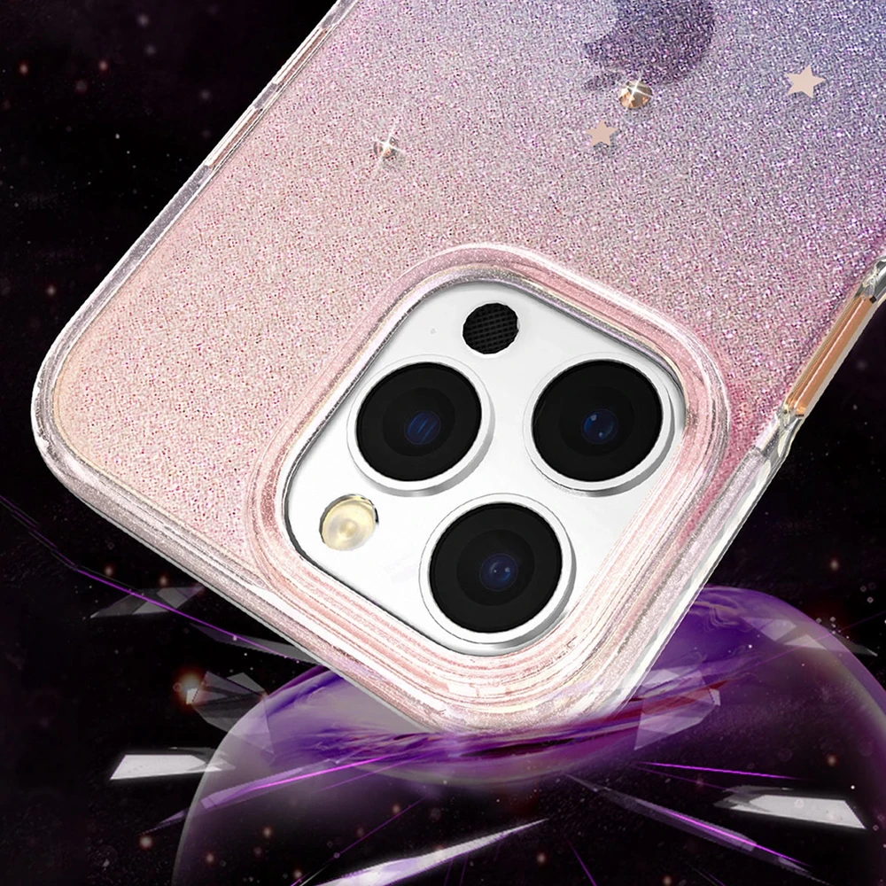 Dėklas Kingxbar Heart Star serijos iPhone 14 Plus su zodiako žvaigždėmis