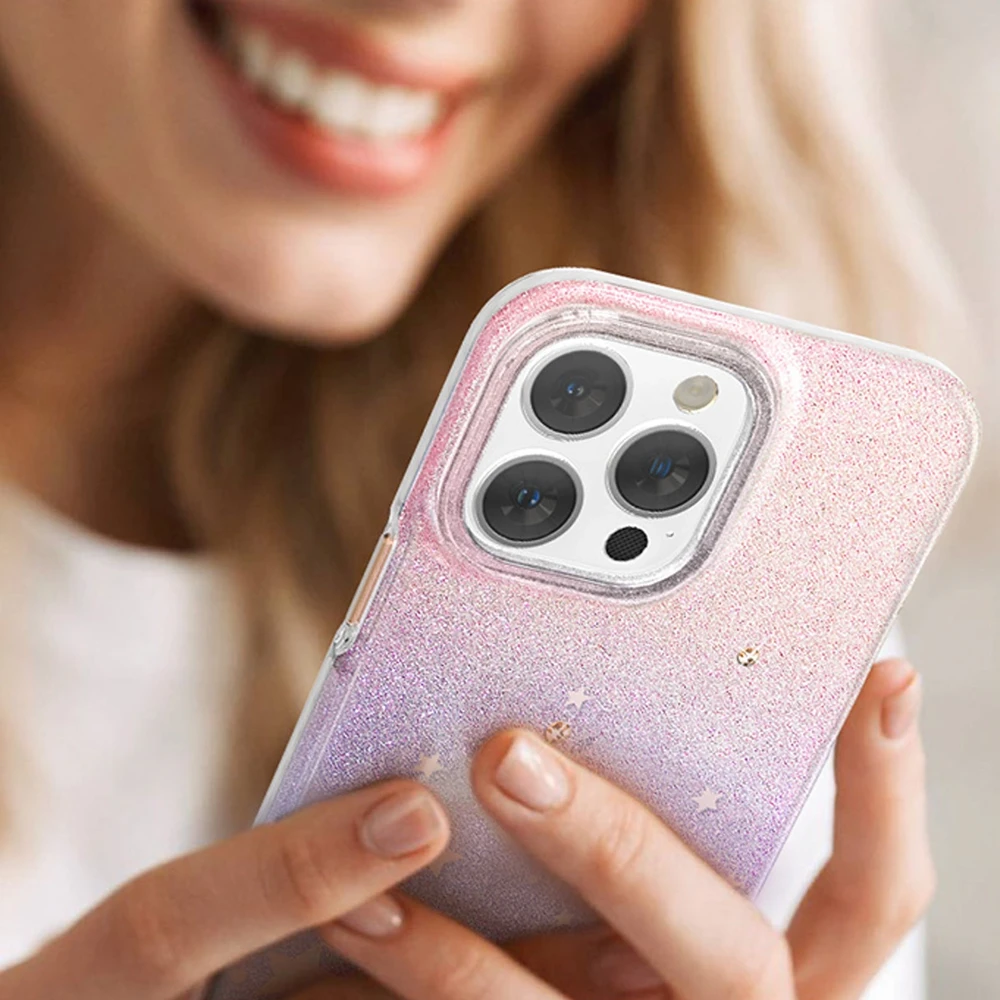 Dėklas Kingxbar Heart Star serijos iPhone 14 Plus su zodiako žvaigždėmis