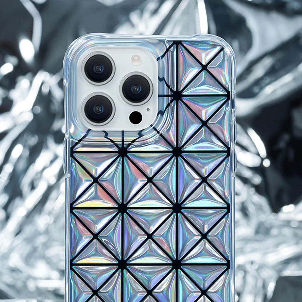 Kingxbar Miya Series Apple iPhone 14 Pro dėklas telefonui baltos spalvos