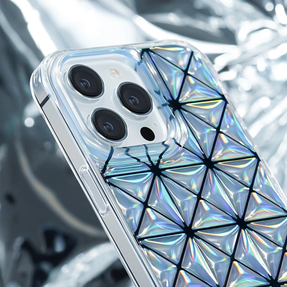 Dėklas Kingxbar Miya serijos Apple iPhone 14 Plus lazerinės spalvos