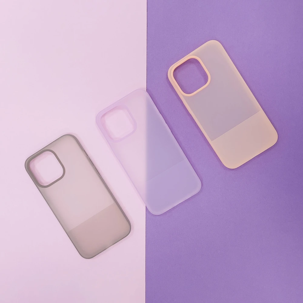 Kingxbar Plain Series Apple iPhone 13 Pro silikoninis dėklas telefonui rožinės spalvos