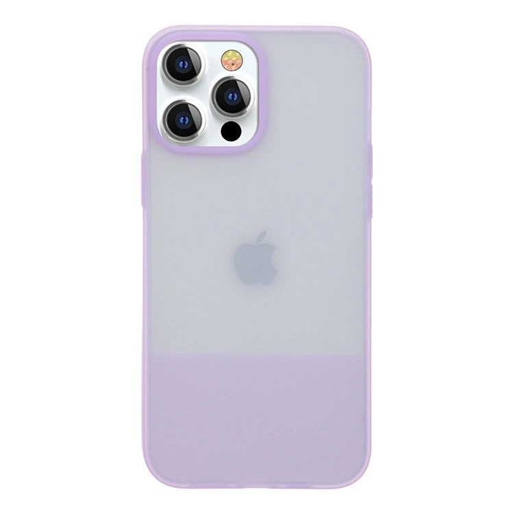 Kingxbar Plain Series Apple iPhone 13 Pro silikoninis dėklas telefonui violetinės spalvos