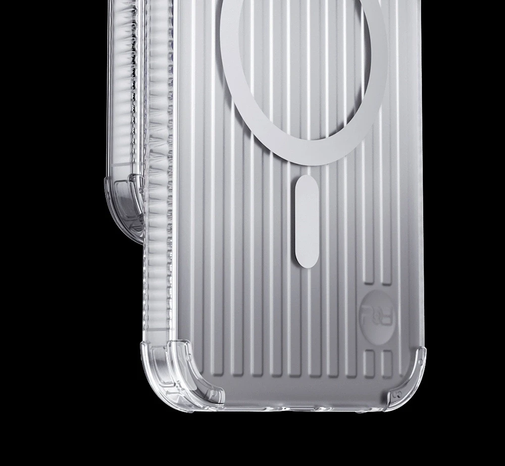Kingxbar PQY Go Out Series magnetic Apple iPhone 14 Plus MagSafe dėklas telefonui juodos spalvos