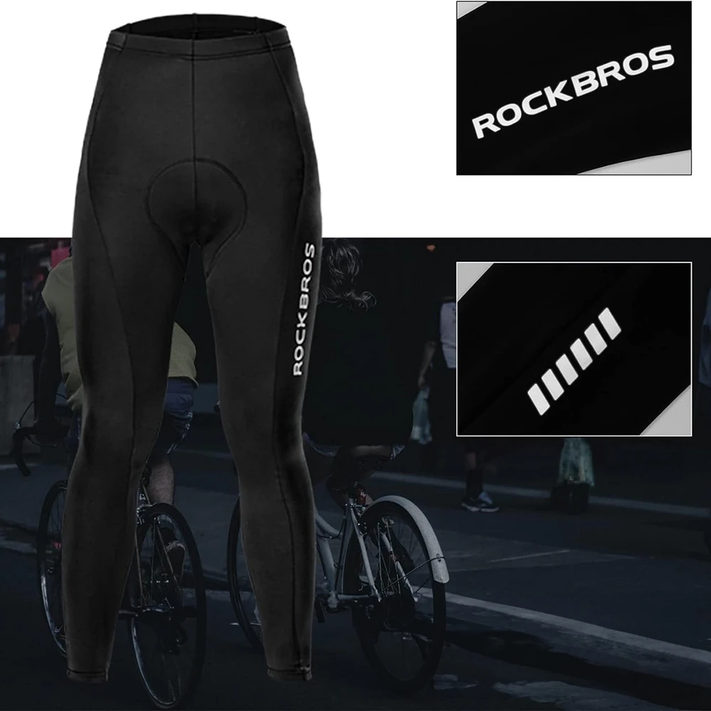 Rockbros RK2004XL kvėpuojančios dviratininko kelnės su XL paminkštinimu – Juodas
