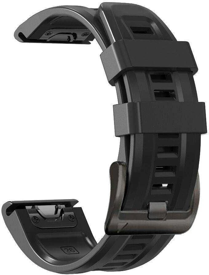 Laikrodžio dirželis „Tech-Protect IconBand“ skirtas Garmin Fenix 5/6/6 Pro/7, 22 mm, juodos spalvos