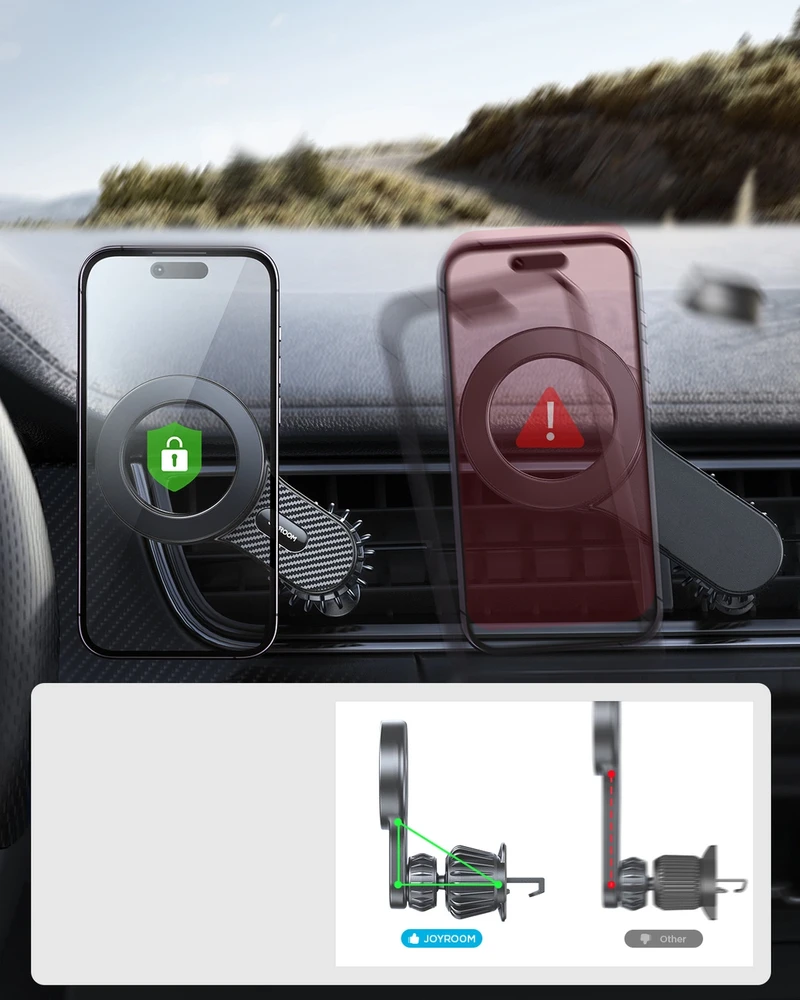 Magnetinis orlaidės automobilio laikiklis Joyroom JR-ZS355 (juodas)