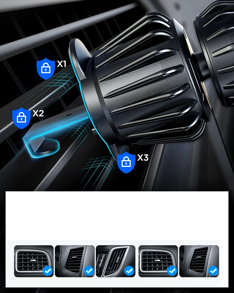 Magnetinis orlaidės automobilio laikiklis Joyroom JR-ZS355 (juodas)
