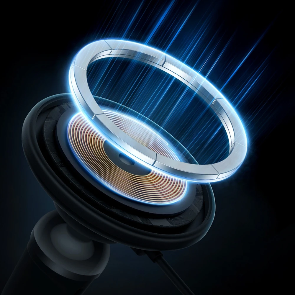 Magnetinis automobilinio telefono laikiklis Baseus CW01 prie ventiliacijos tinklelio su automobiliniu įkrovikliu USB-C, 15W + 25W (juodas)