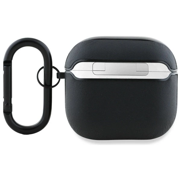 Mercedes AMG AMA4SLWK AirPods 4 dėklas, baltos spalvos, odinis, baltos spalvos, su logotipu