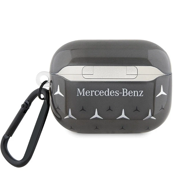 Mercedes MEAP8DPMGS AirPods Pro dėklas, juodos spalvos, Large Star Pattern