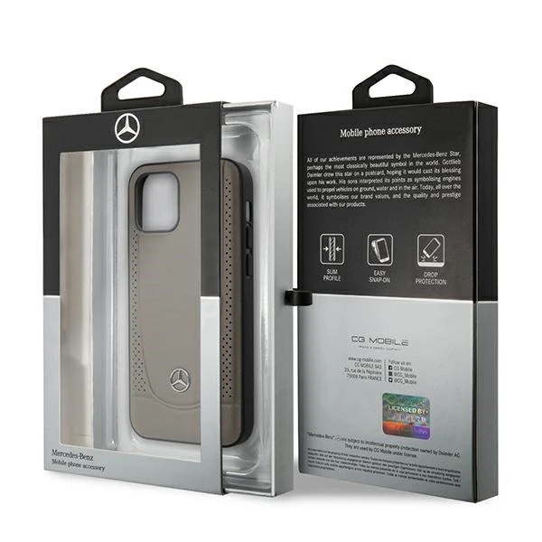 „Mercedes Urban Line“ dėklas, skirtas „iPhone 12 mini“ – rudas
