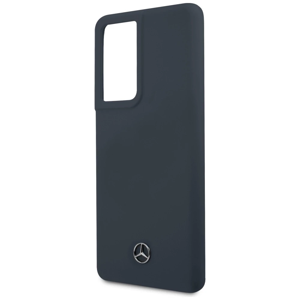 Mercedes MEHCS21LSILNA S21 Ultra G998 mėlynas kietas dėklas Silicone Line