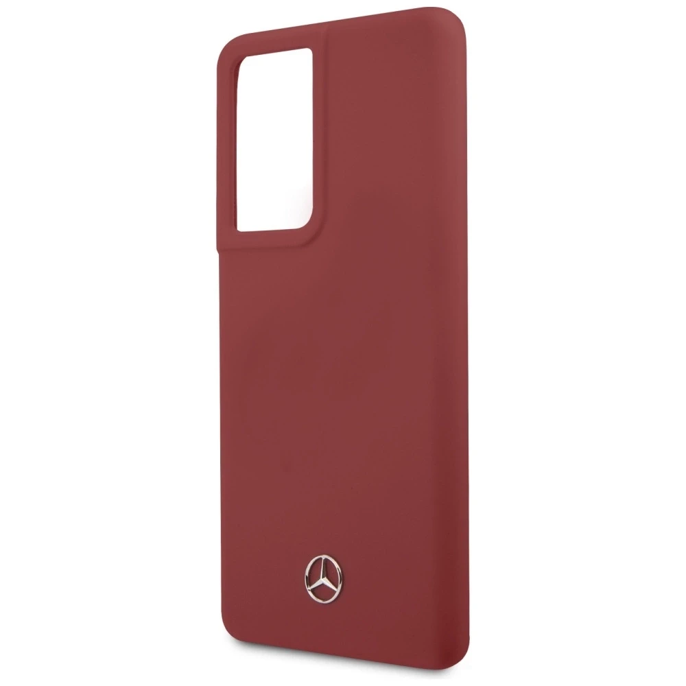 Mercedes MEHCS21LSILRE S21 Ultra G998 red kietas dėklas Silicone Line