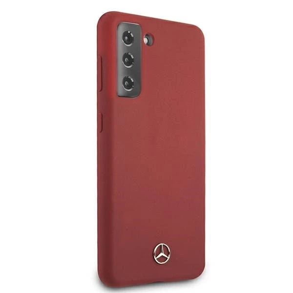 Mercedes MEHCS21MSILRE S21+ G996 red kietas dėklas Silicone Line