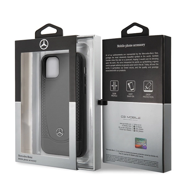 Mercedes Benz Apple iPhone 11 PRO Mercedes Hard dėklas Urban Line (MEHCN58ARMBK) juodos spalvos