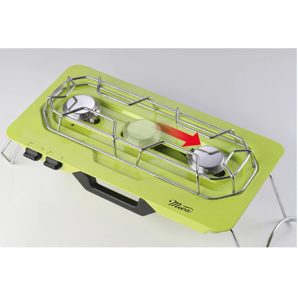 meva MOVE stovyklavietė 2 degikliai dujinėms kasetėms + reguliuojamas degiklis 4,6kW