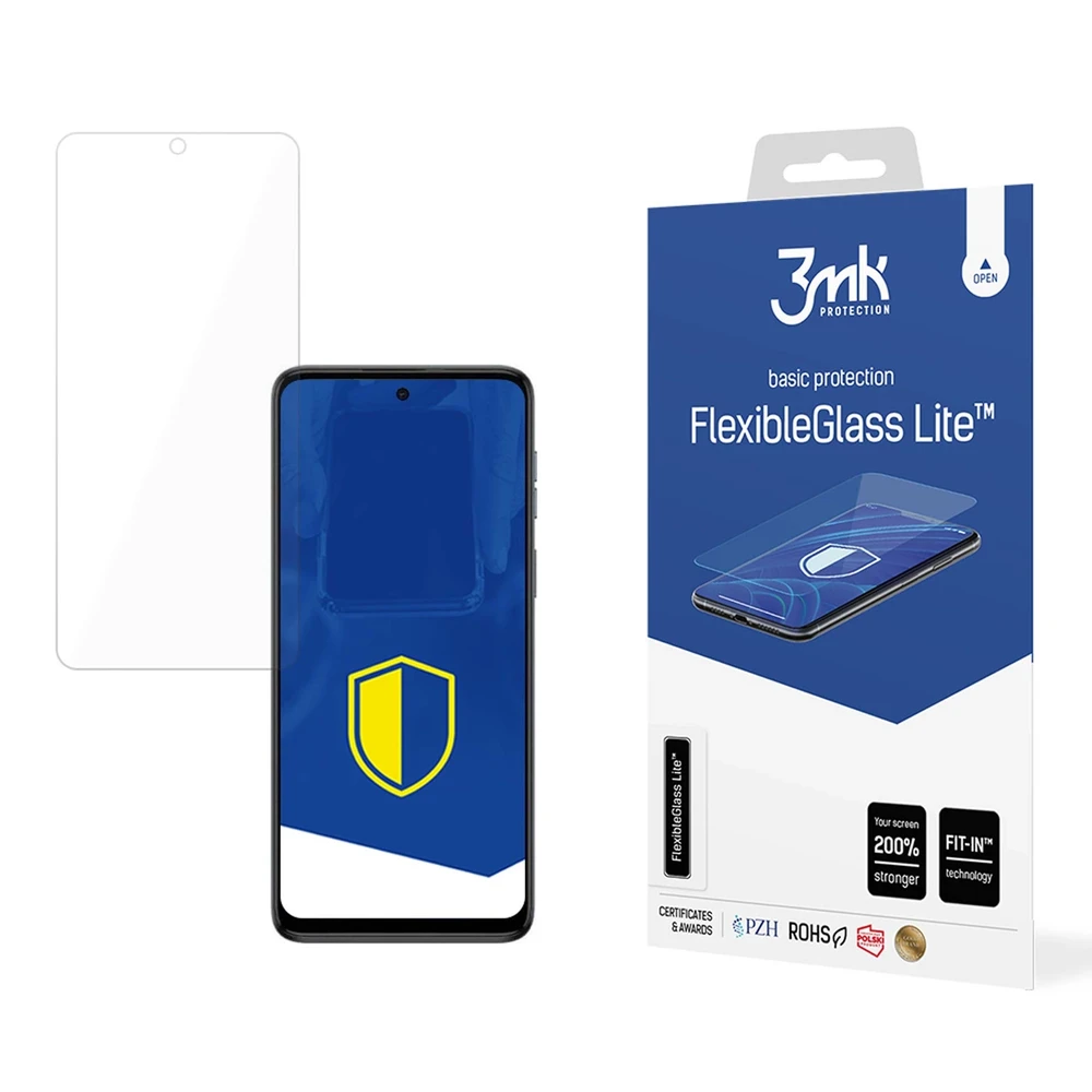 3MK FlexibleGlass Lite hibridinis stiklas, skirtas Motorola Moto G54/Power Edition