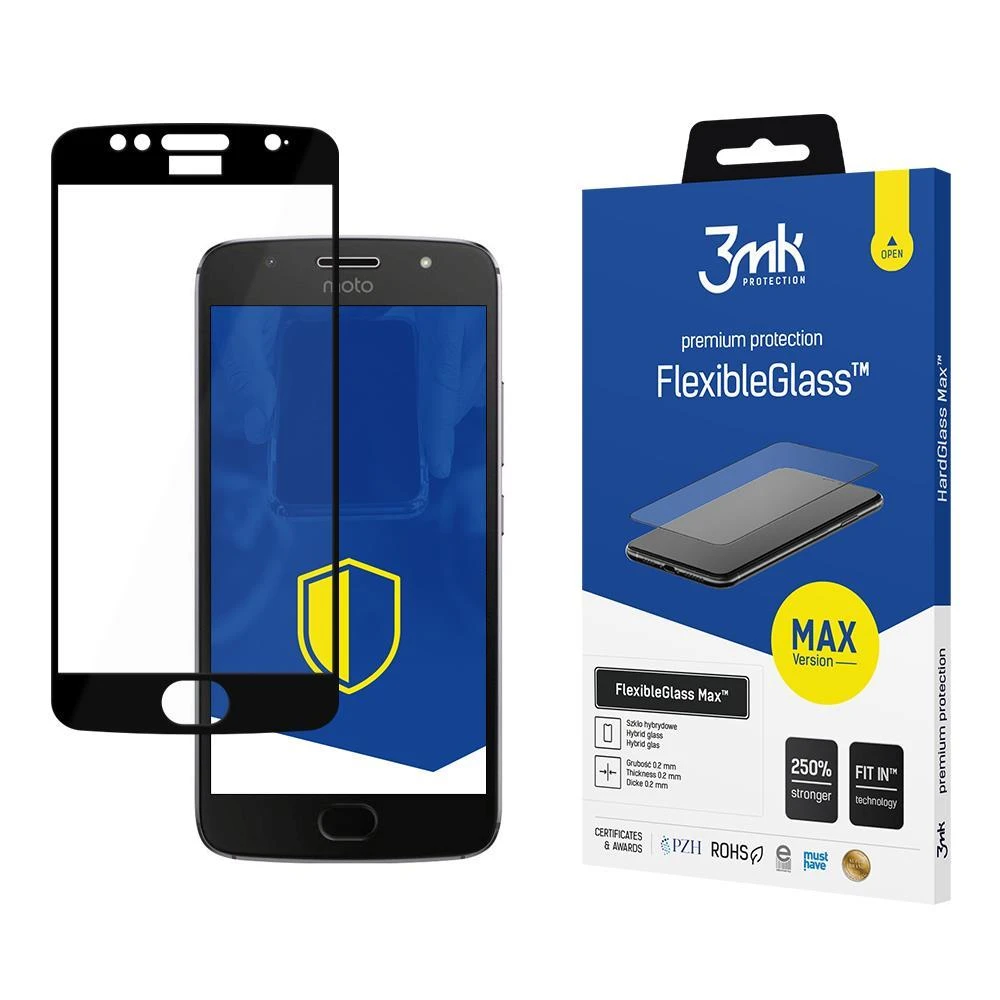 3MK FlexibleGlass Max Moto G5S juodas