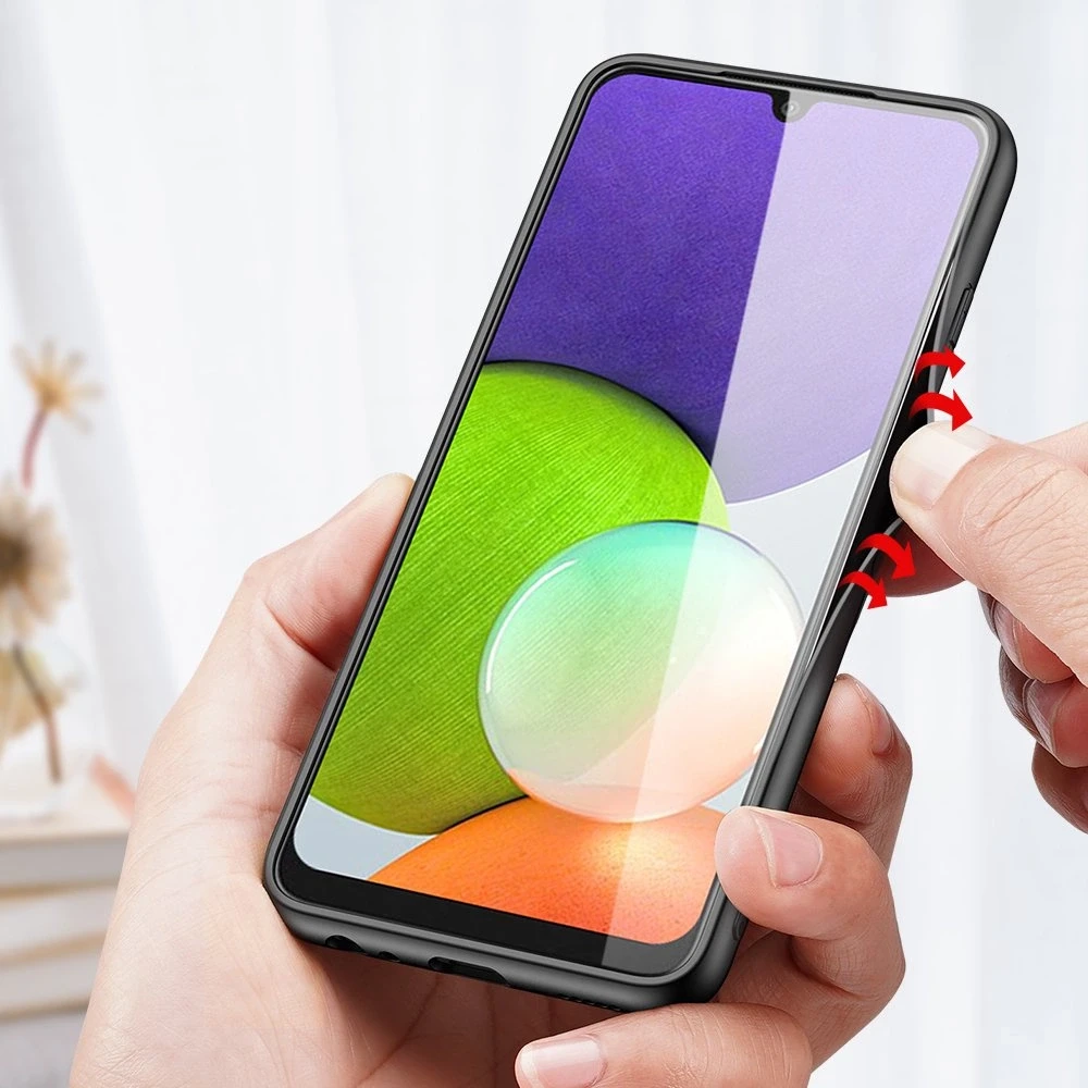 Dux Ducis Fino dėklas skirtas Samsung Galaxy A22 4G, žalias