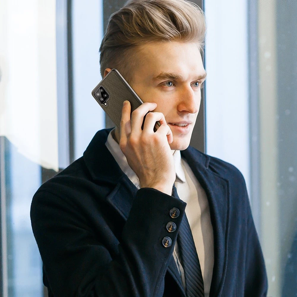Dux Ducis Fino dėklas skirtas Samsung Galaxy A22 4G, žalias